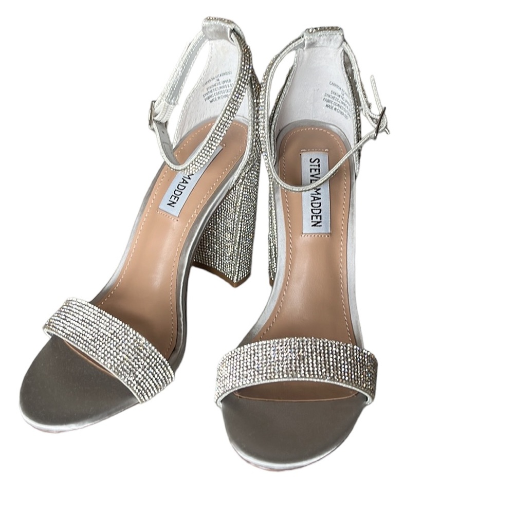 Steve Madden Women's rhinestone Carrson Dress Sandal